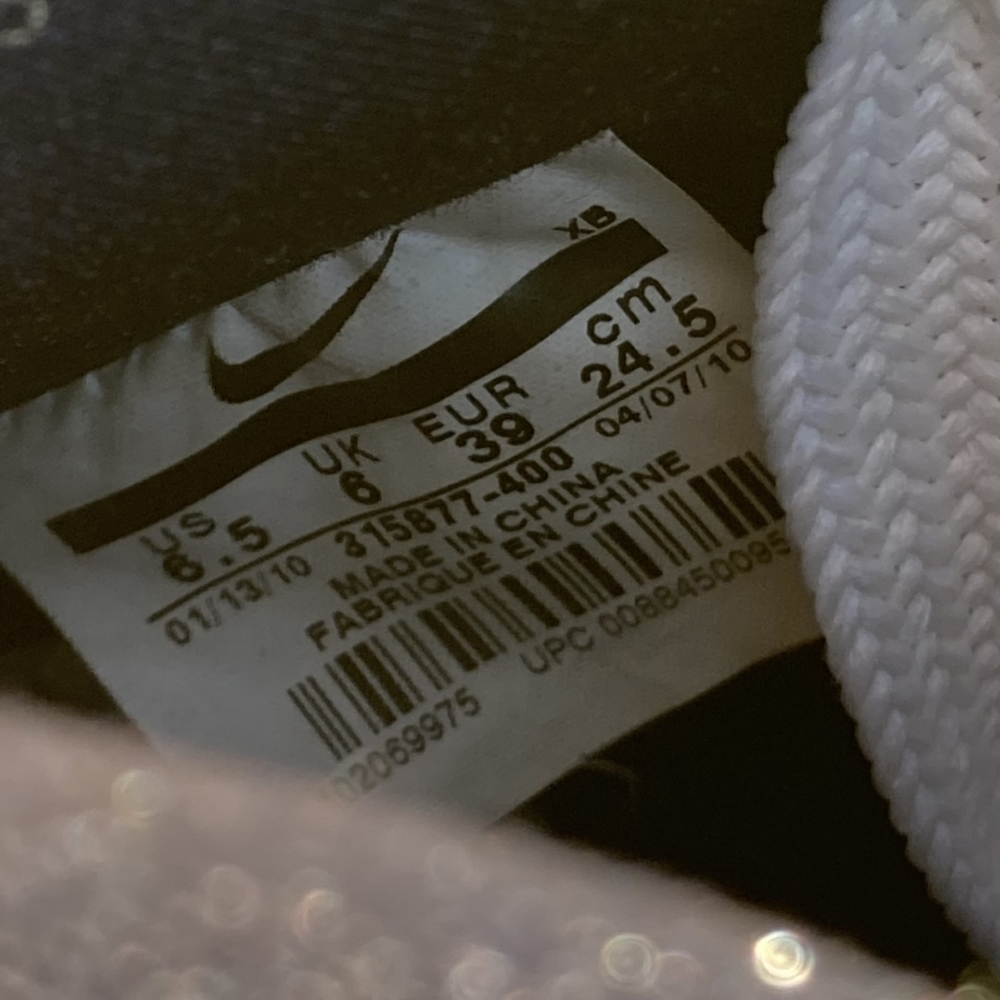NIKE Blazers Puffer Navy Blue High Top Sneakers Size 6.5 Mens - Picture 6 of 12